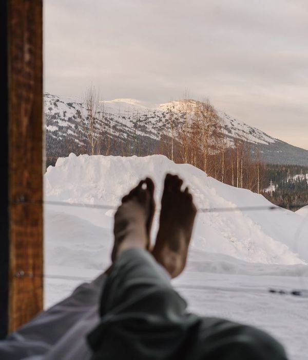 Smiling person feeling energetic and positive outdoors.